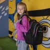 PLECAK CZARNY MŁODZIEŻOWY BACKUP SZKOLNY KOLOROWE ZAMKI KOMPLET 4w1